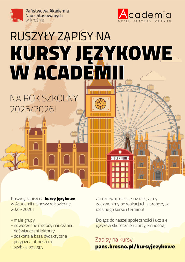 Zapisy na kursy językowe w Academii