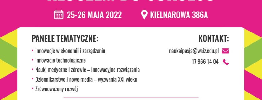 Marketing Internetowy na XIII Ogólnopolskiej Konferencji Naukowej "NAUKA I PASJA KLUCZEM DO SUKCESU"