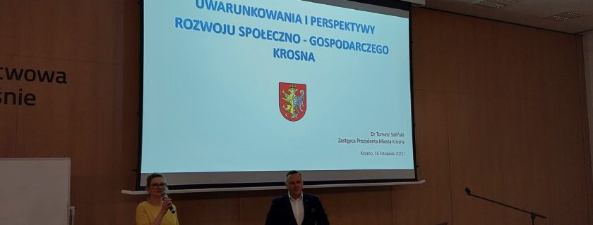 Spotkanie studentów I roku Marketingu Internetowego z dr Tomaszem Solińskim – Zastępcą Prezydenta Miasta Krosna