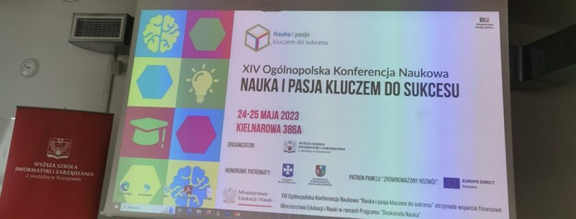 MEDIALNI na XIV Ogólnopolskiej Konferencji Naukowej pt. „Nauka i pasja kluczem do sukcesu” WSIZi Rzeszów