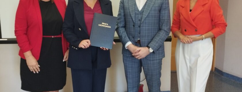 Sukces naszej studentki – Monika Zuzak obroniła pracę dyplomową o Inkubatorze Przedsiębiorczości Krosno