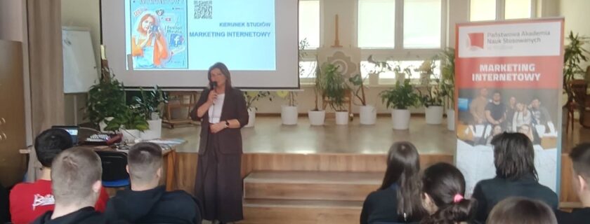 Marketing internetowy w praktyce – spotkanie z uczniami Zespołu  Szkół Kształcenia Ustawicznego w Krośnie w dniu 21 kwietnia 2026r.