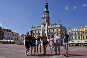 Ćwiczenia z Obsługi ruchu turystycznego studentów II roku Turystyki i rekreacji w Kotlinie Sandomierskiej, Sandomierzu, Zamościu i na Roztoczu