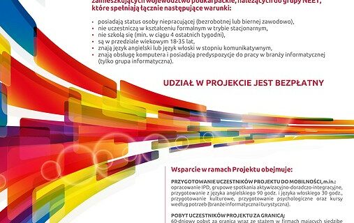 „KOMPAS – KOMPLEKSOWY PROJEKT WSPARCIA I ADAPTACJI SPOŁECZNEJ PODKARPACKICH NEET”