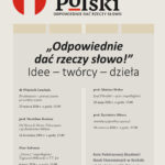 Odpowiednie dać rzeczy słowo! Kanon polski, Idee – twórcy – dzieła