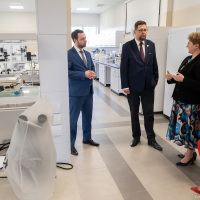 Wizyta Ministra Andrzeja Szeptyckiego w PANS w Krośnie